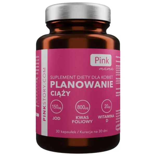 PINK Mama planowanie ciąży, 30 kapsułek