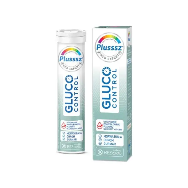 PLUSSSZ Gluco Control, 20 tabletek musujących