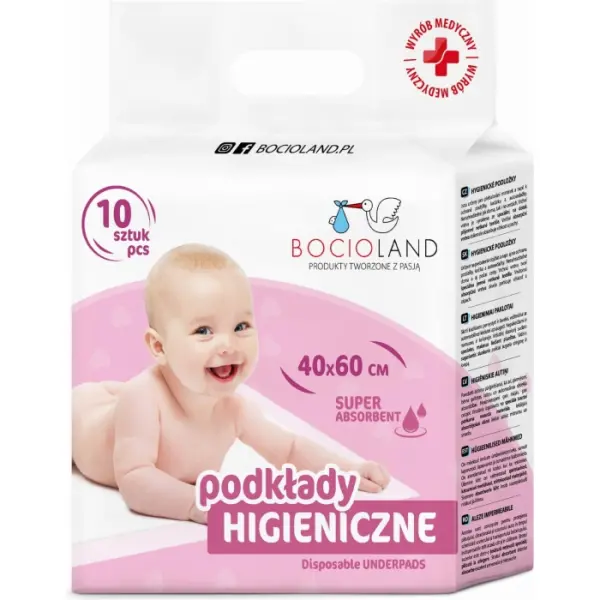 Podkład jednorazowy 40x60 cm 10 sztuk