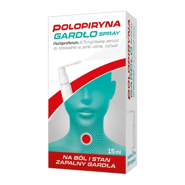 Polopiryna Gardło Spray 8,5 mg, 15 ml
