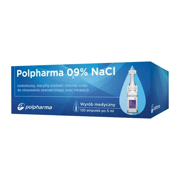 Polpharma 0,9% NaCl Roztwór do stosowania zewnętrznego oraz inhalacji sterylny izotoniczny