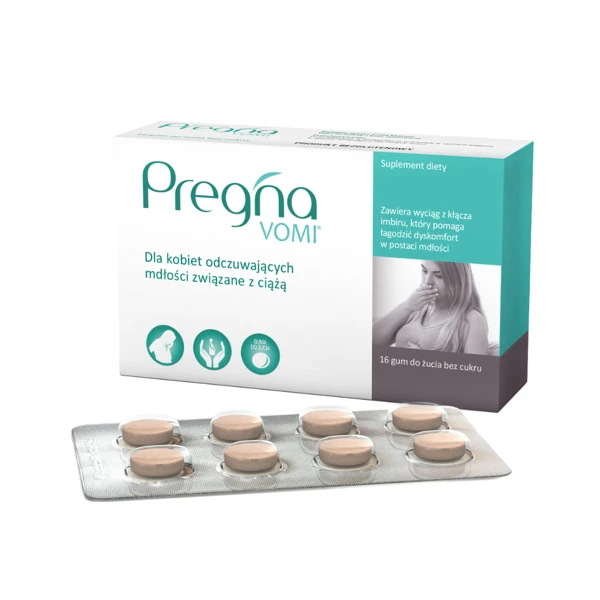 Pregna Vomi guma do żucia 16 szt.