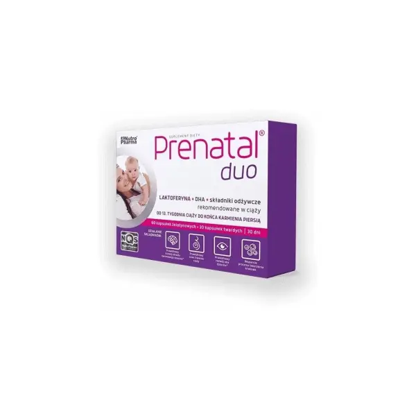 Prenatal DUO 30tabletek + 60 kapsułek