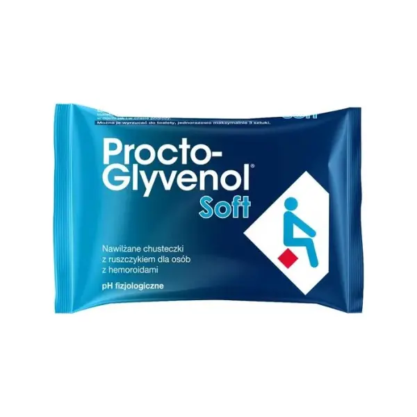 Procto-Glyvenol Soft chusteczki nawilżające, 30 sztuk