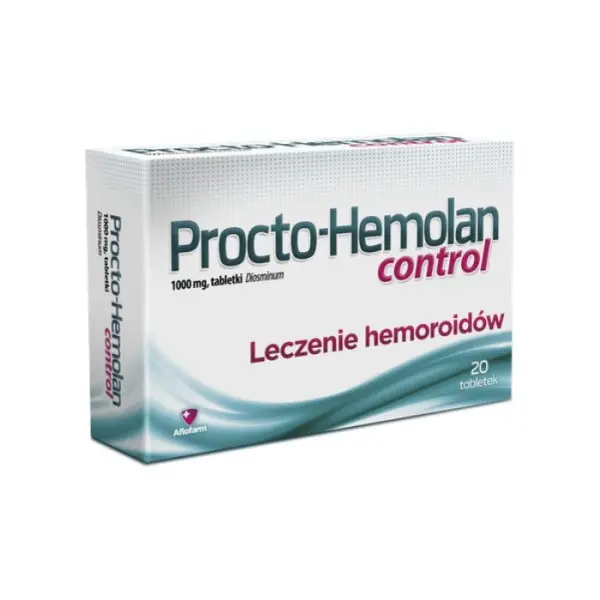 Procto-Hemolan control 1g 20 tabletek