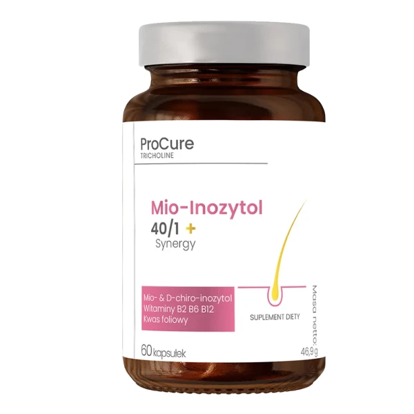 ProCure Tricholine Mio-inozytol 40/1+ Synergy, 60 kapsułek