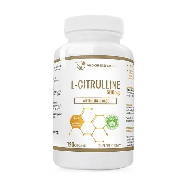 PROGRESS LABS L-Citrulline 500mg, 120 kapsułek