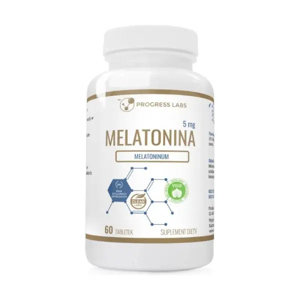 PROGRESS LABS Melatonina 5mg, 60 tabletek
