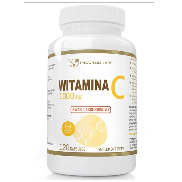 PROGRESS LABS Witamina C 1000 mg, 120 kaps.