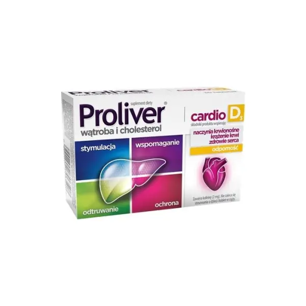 Proliver Cardio D3 30 tabletek