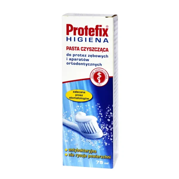 Protefix Higiena Pasta do czyszczenia protez zębowych, 75 ml