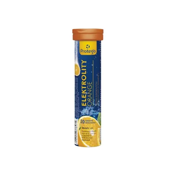 Protego Elektrolity orange 20 tabletek musujących