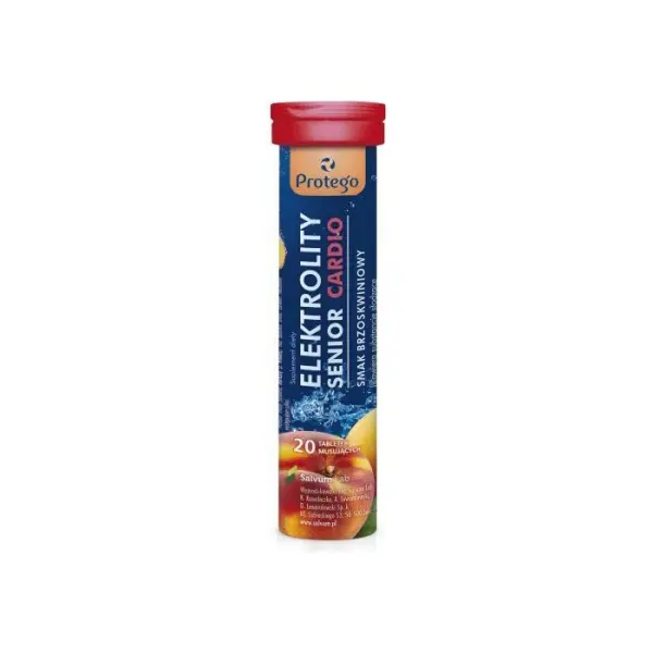PROTEGO Elektrolity Senior Cardio, 20 tabletek musujących
