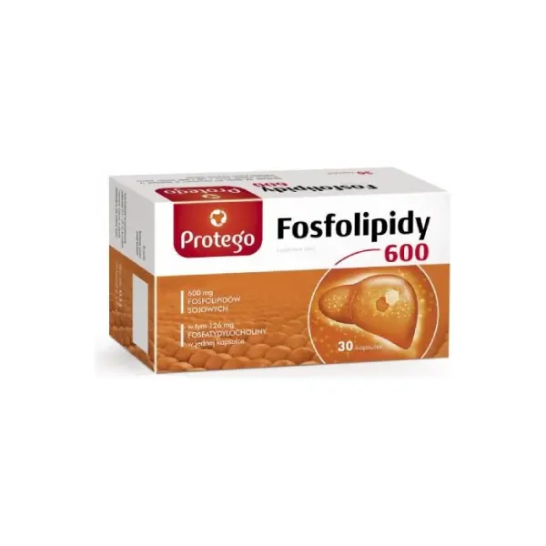 PROTEGO Fosfolipidy 600, 30 kapsułek