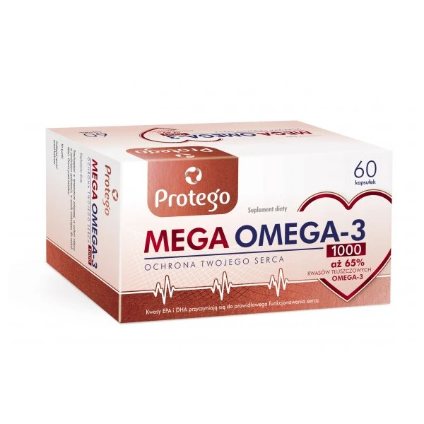 Protego MEGA Omega-3 1000, 60 kaps.