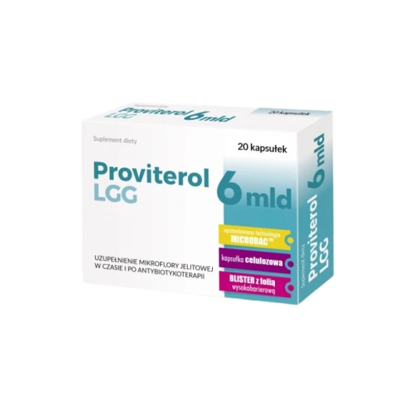 Proviterol LGG 6 mld, 20 kapsułek