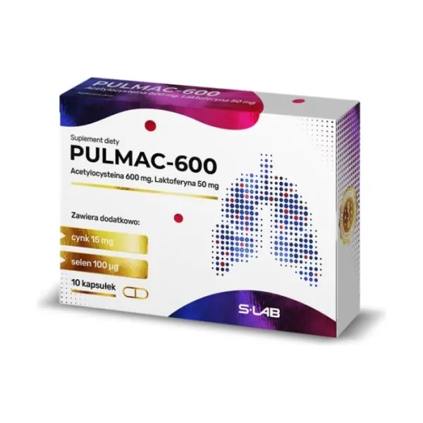 PULMAC-600, 10 kapsułek