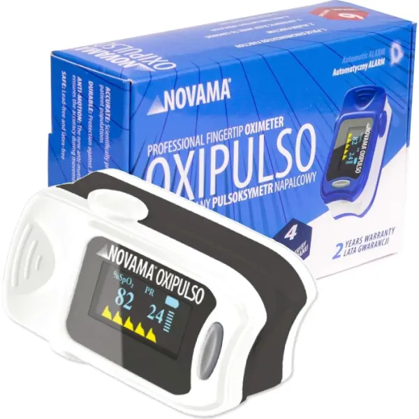 Pulsoksymetr NOVAMA OXIPULSO biały 1 sztuk