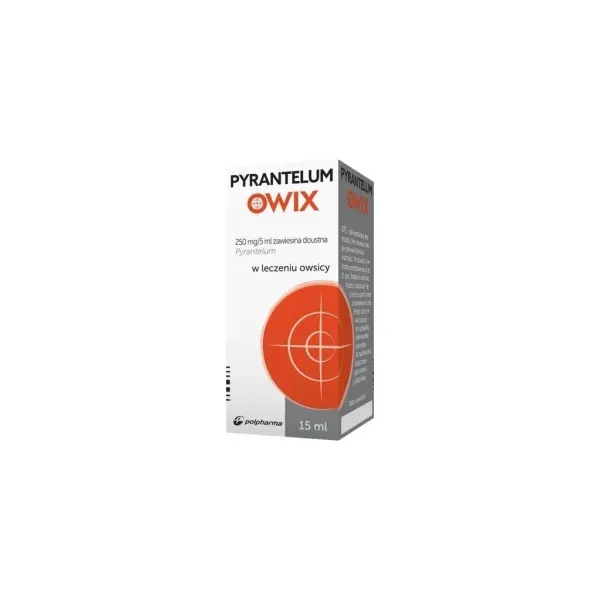 Pyrantelum OWIX zawiesina doustna 0,25g/5ml 15 ml