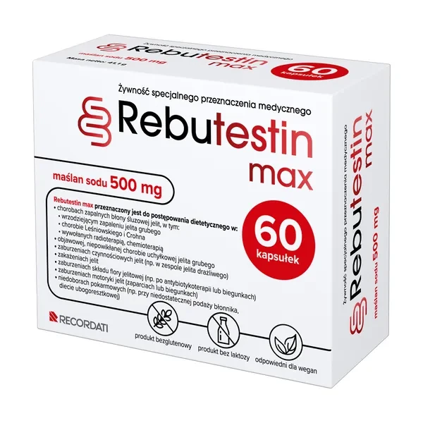 Rebutestin Max 500 mg, 60 kapsułek