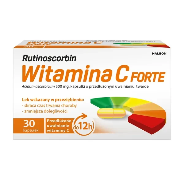 Rutinoscorbin Witamina C Forte 500 mg, 30 kaps.