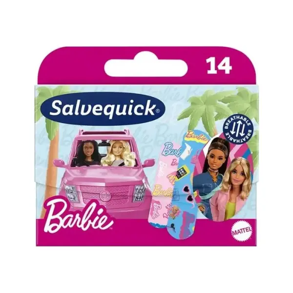 SALVEQUICK Barbie Plastry, 14 sztuk