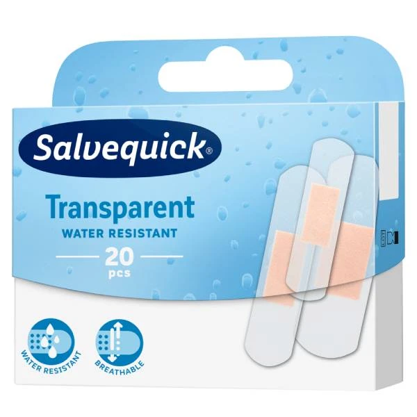 Salvequick Transparent Plastry, 24szt.