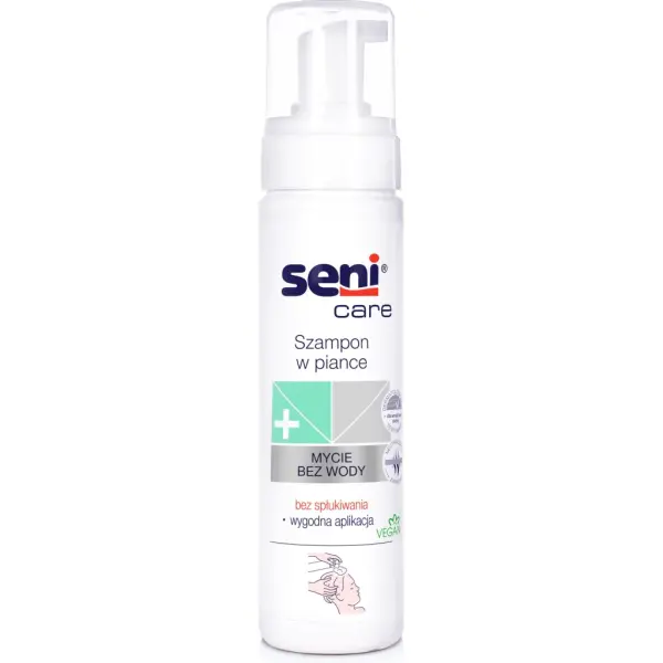 SENI CARE Szampon w piance bez spłukiwania 200 ml