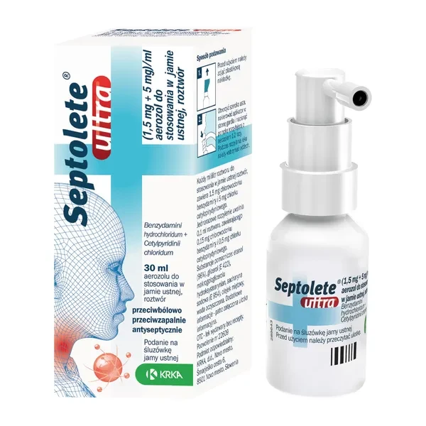 Septolete Ultra, aerozol, 30 ml