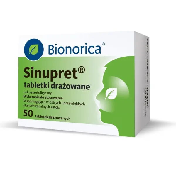 Sinupret 50 tabletek drażowanych