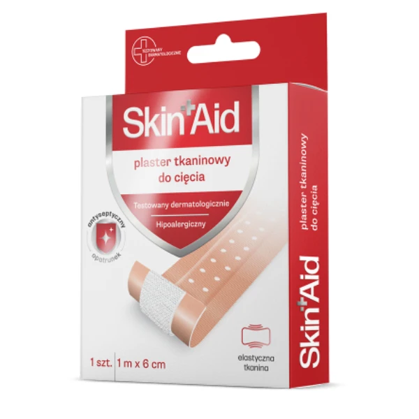 Skin Aid Plaster tkaninowy do cięcia, 1 m x 6 cm