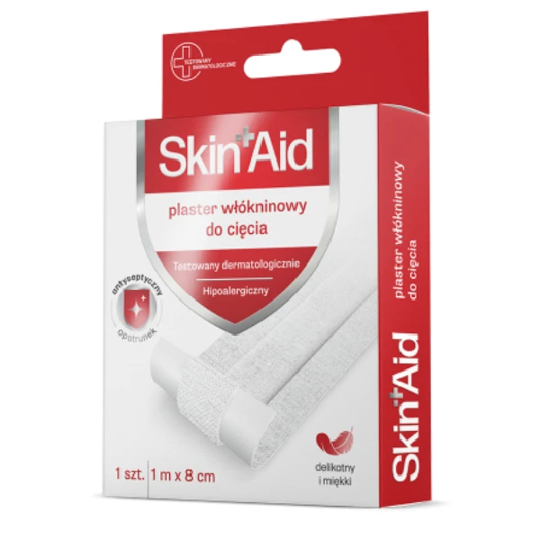 Skin Aid Plaster włókninowy do cięcia, 1 m x 8 cm