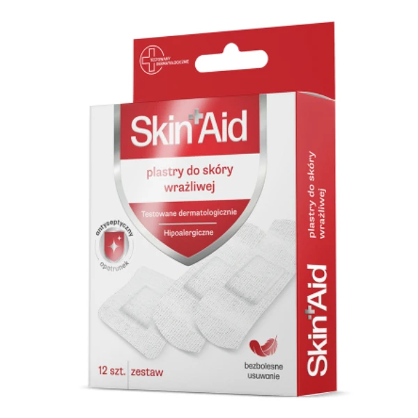 Skin Aid Plastry do skóry wrażliwej, 12 szt.