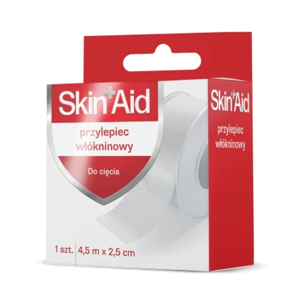 Skin Aid Przylepiec włókninowy, 4,5 m x 2,5 cm