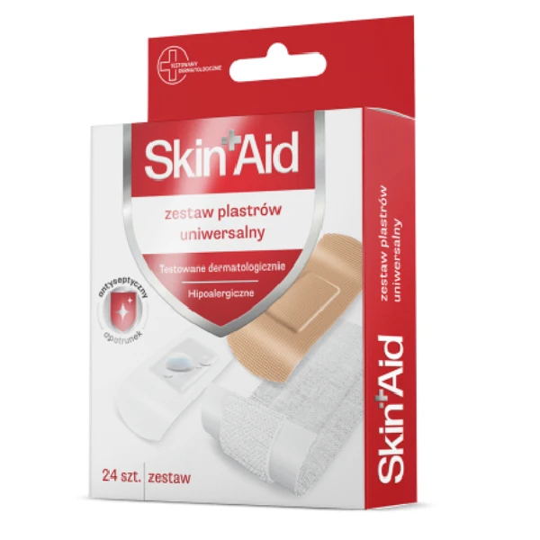 Skin Aid Zestaw plastrów uniwersalnych, 24 szt.