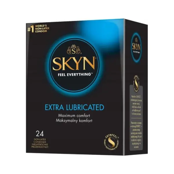 SKYN Extra nawilżane prezerwatywy, 24 sztuki