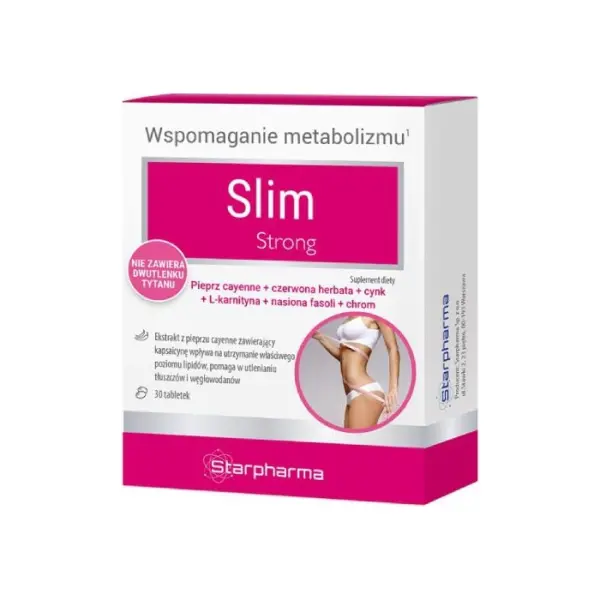 SLIM STRONG, 30 tabletek