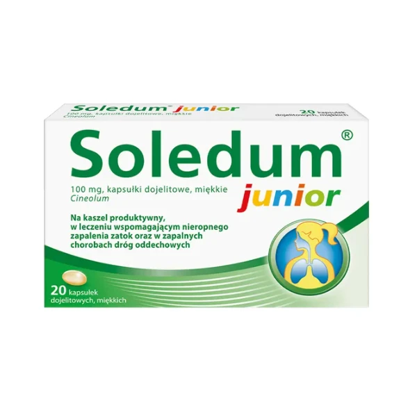 Soledum Junior 100 mg, 20 kaps.