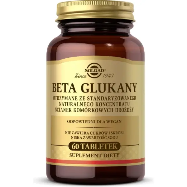 SOLGAR Beta Glukany 60 tabletek