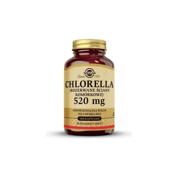 SOLGAR Chlorella 100 kapsułek