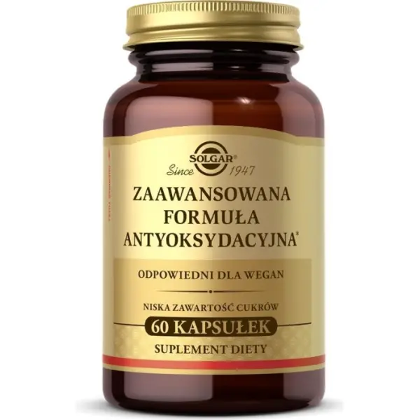 SOLGAR Zaawansowana Formuła Antyoksydacyjna 60 kapsułek