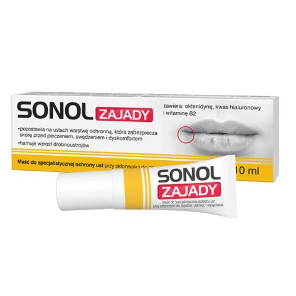 Sonol Zajady, maść do ust, 10 ml