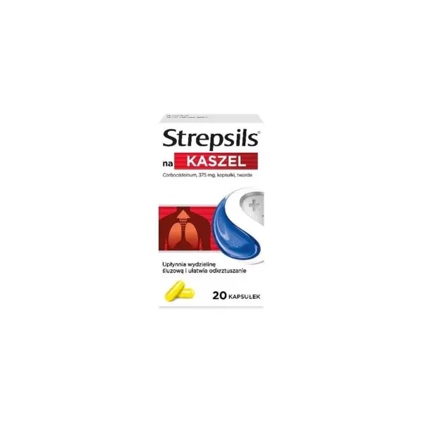 Strepsils na kaszel 20 kapsułek