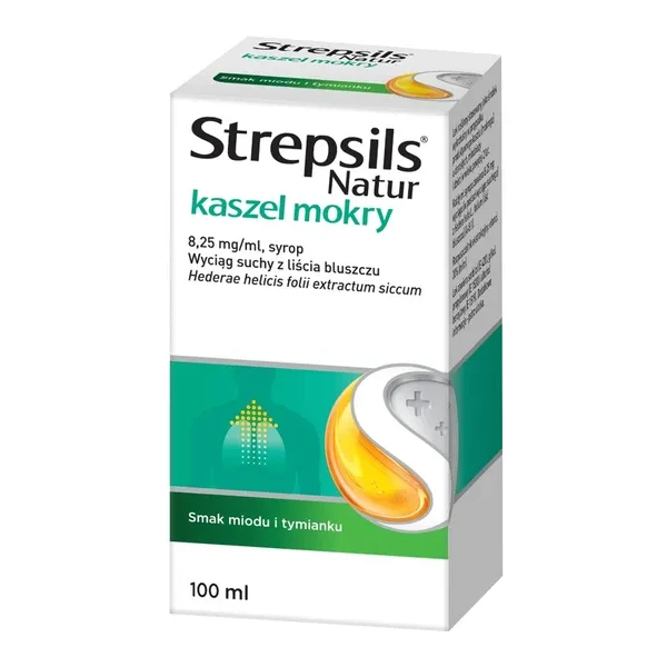 Strepsils Natur Kaszel Suchy I Podrażnione Gardło, 100ml