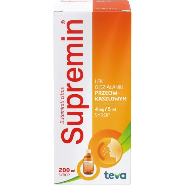 Supremin syrop przeciwkaszlowy 200ml