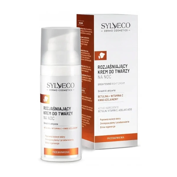 SYLVECO Dermo Przebarwienia Krem do twarzy rozjaśniający na noc, 50 ml