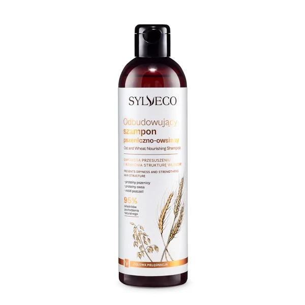 Sylveco Szampon do mycia włosów odbudowujący pszeniczno-owsiany, 300ml