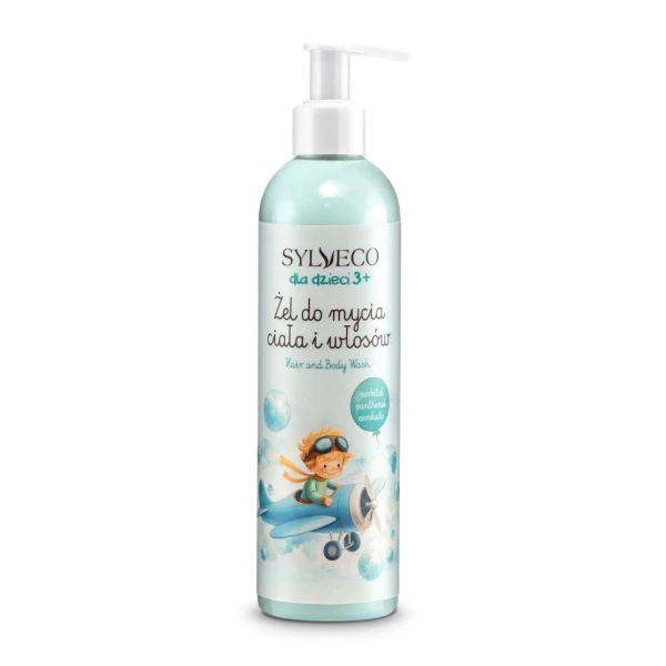 SYLVECO Żel do mycia ciała i włosów dla dzieci guma balonowa 3+, 300 ml