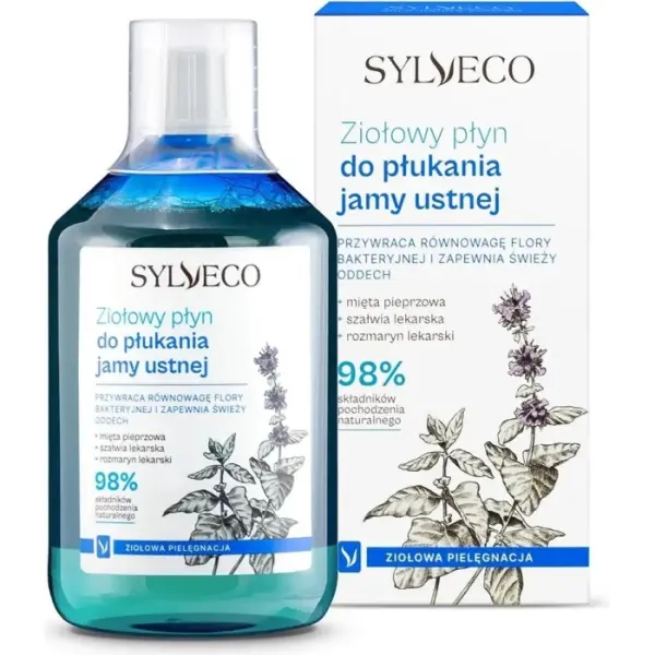 Sylveco Ziołowy płyn do płukania jamy ustnej 500 ml