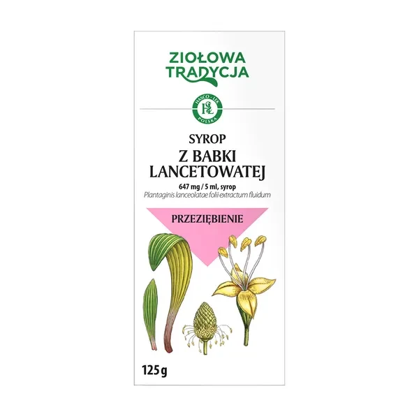 Syrop Z Babki Lancetowej Ziołowa Tradycja, 125 g